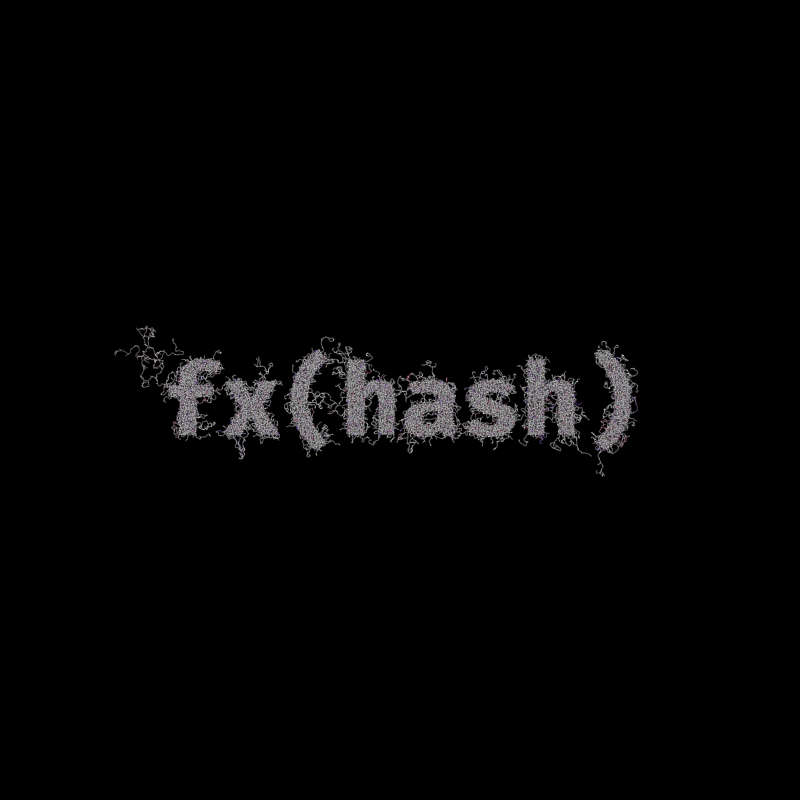 FXHASH Generative Logo #897 static token preview