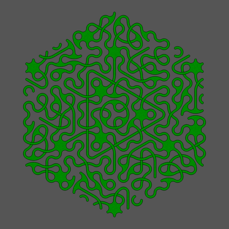 Threefold Symmetry - Dark Variations #243 static token preview