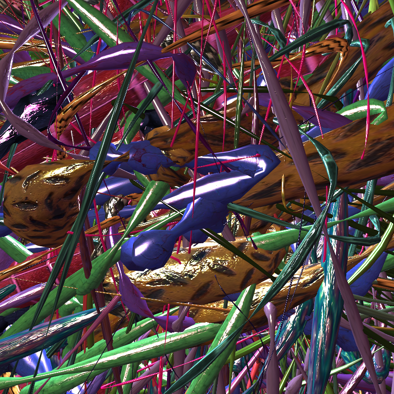 Prismatic Thickets #245 static NFT preview