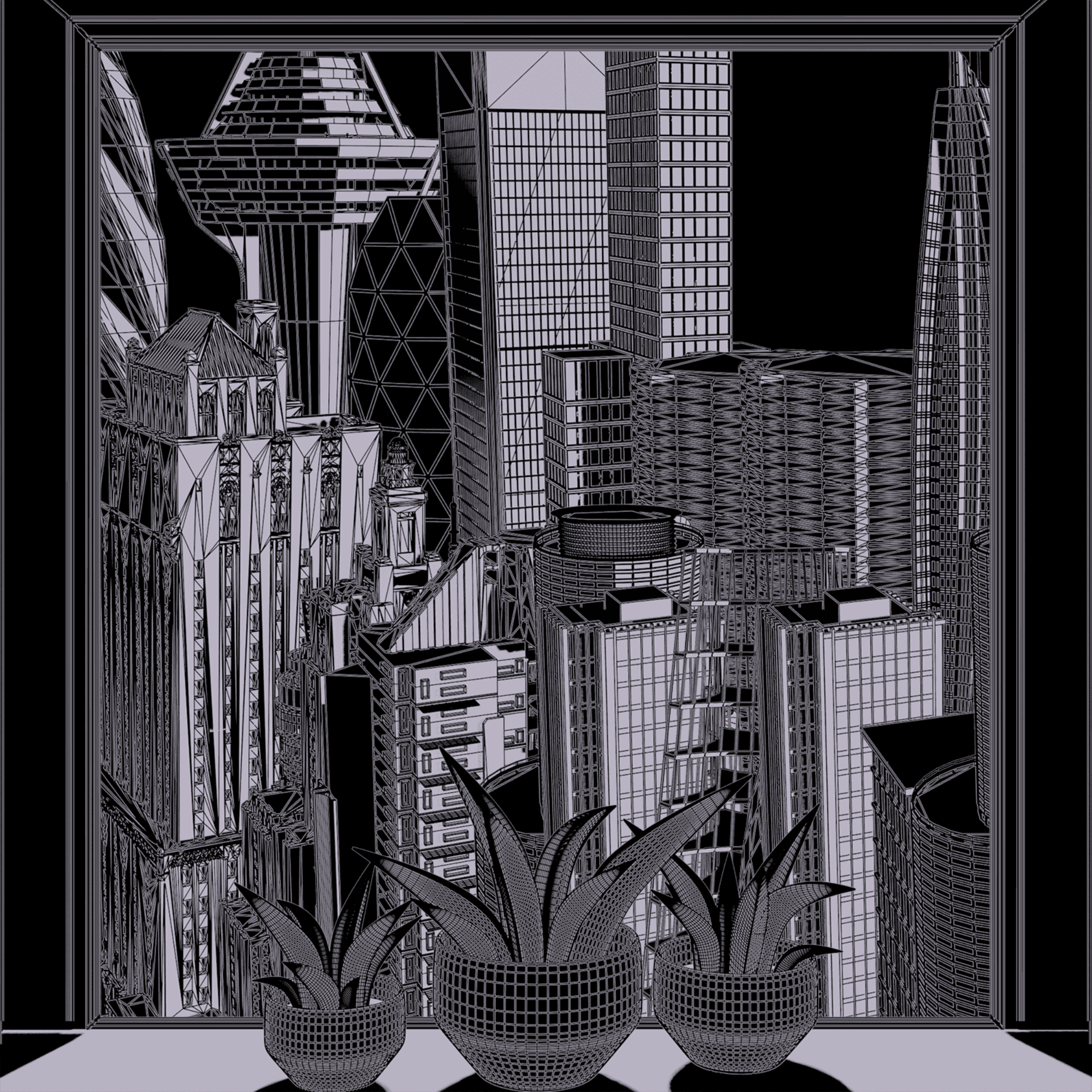 City View #479 static NFT preview