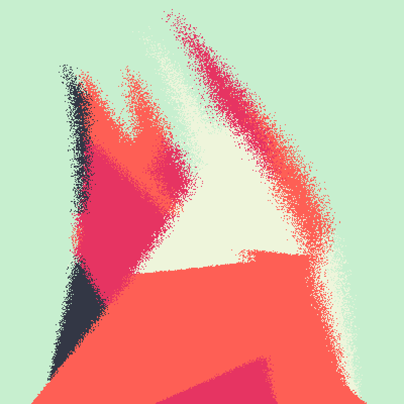 Ditherwave #81 static NFT preview