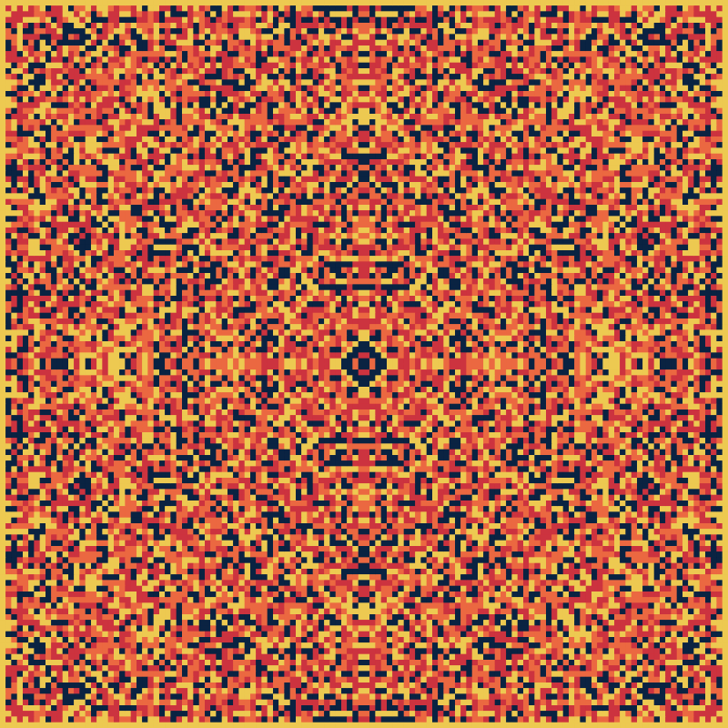 Pixel Mandala #83 static token preview