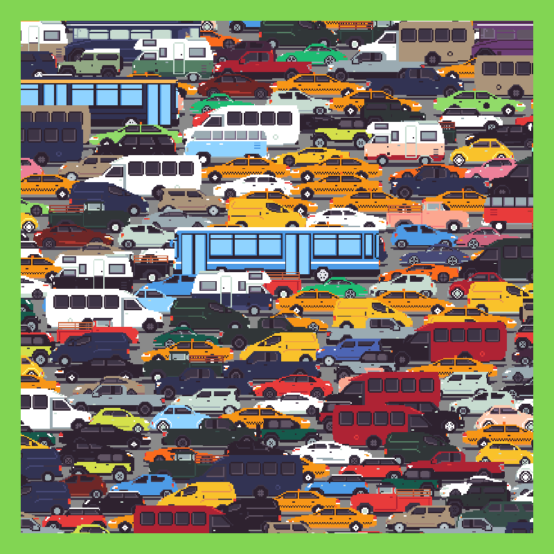 Traffic Jam #39 static NFT preview