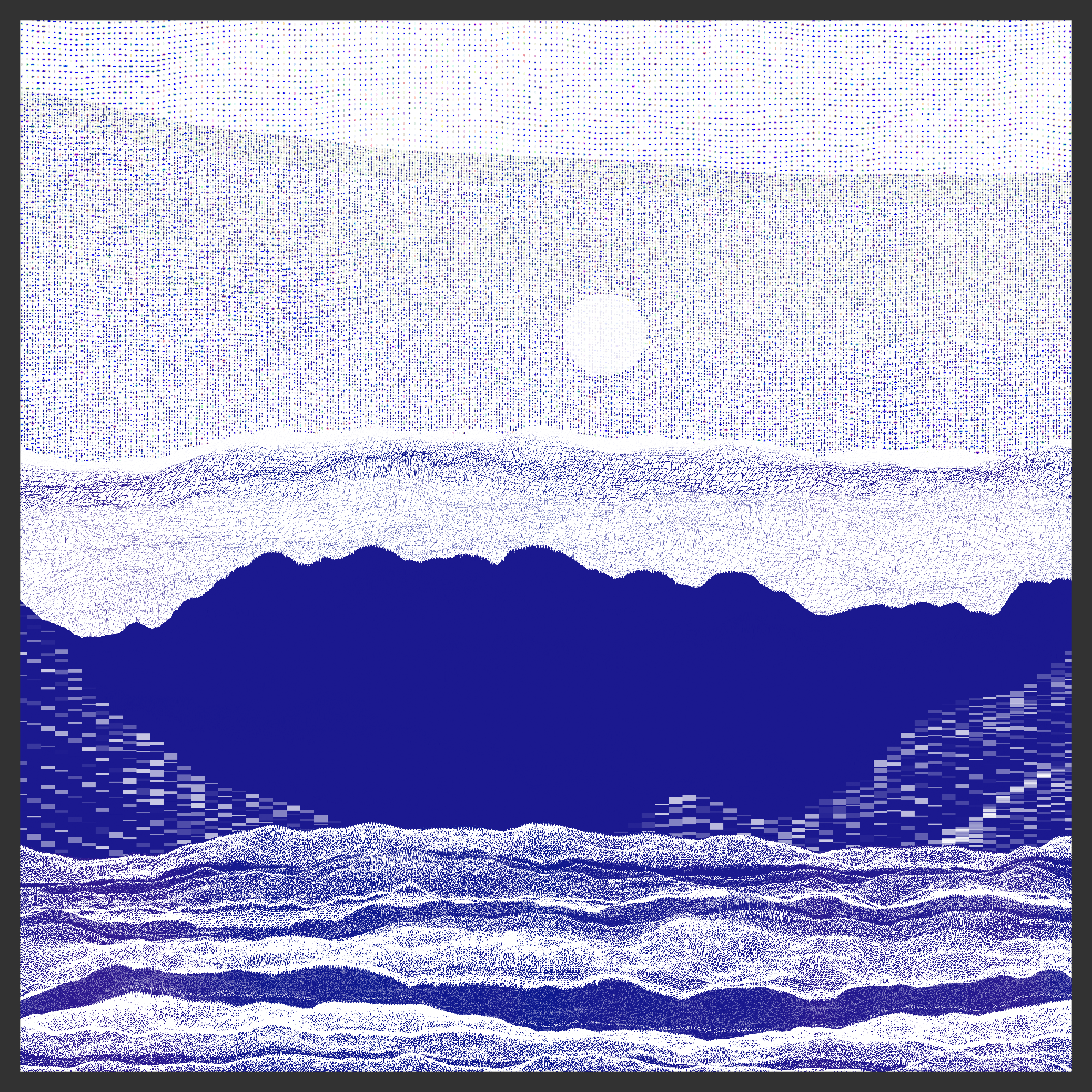 fluid mountain #49 static NFT preview