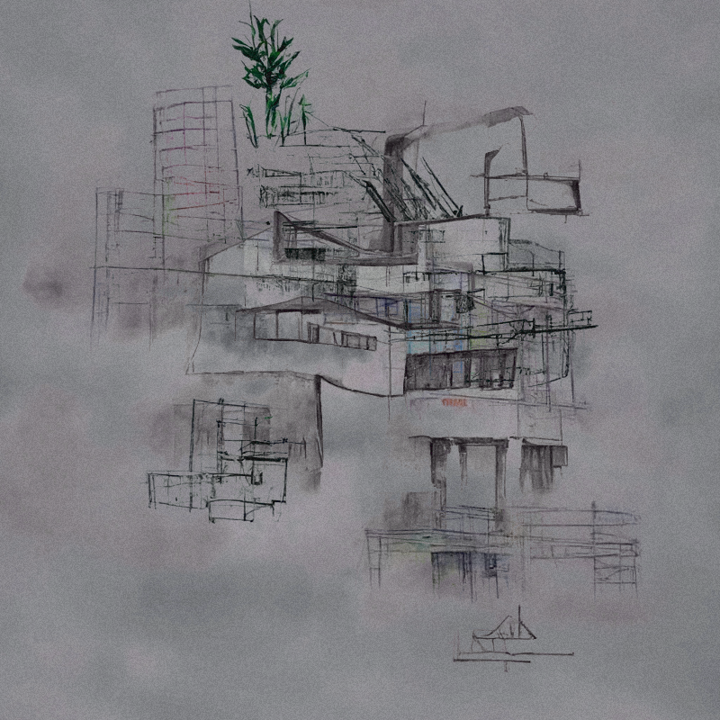 Impossible Neuro-Architecture #1 static NFT preview