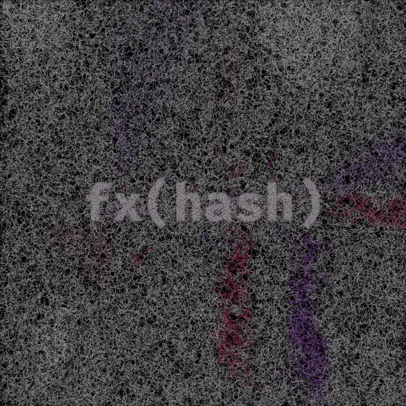FXHASH Generative Logo #854 static token preview