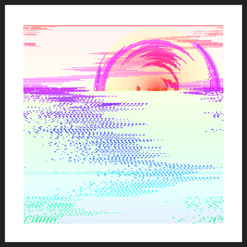 Glitch Acuarela #31 static token preview