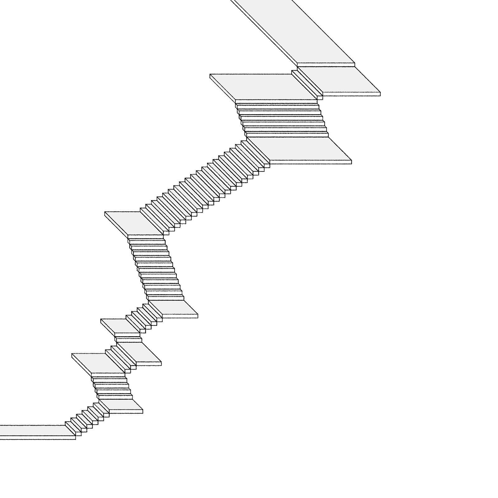 Stairs in a room #74 static NFT preview