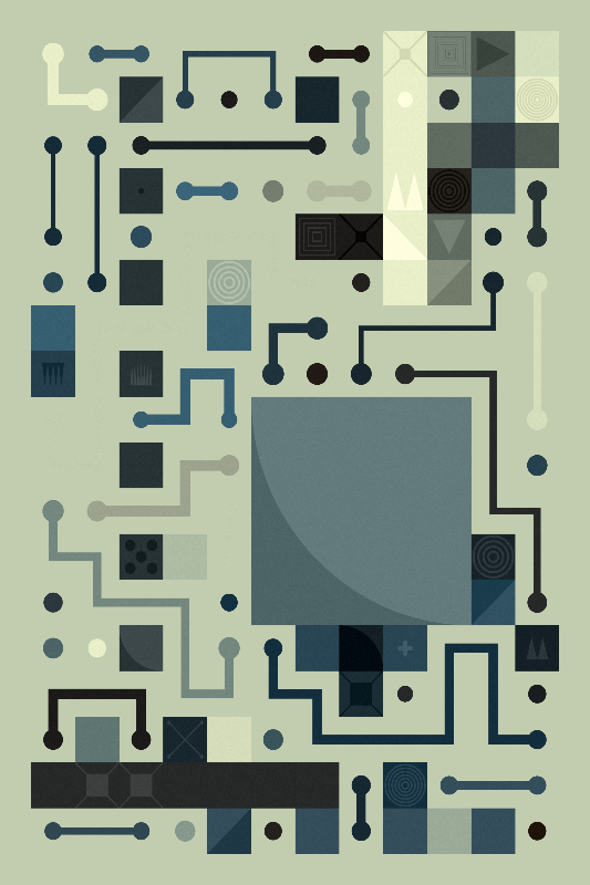 Scattered Pathways #245 static NFT preview