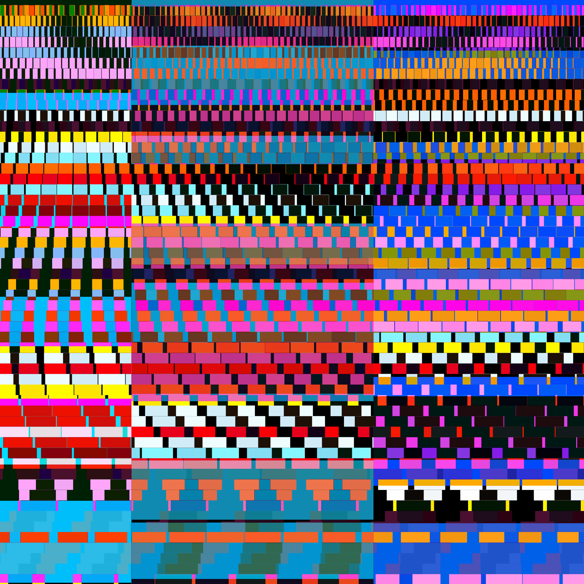 Glitchometry Stripes #118 static token preview