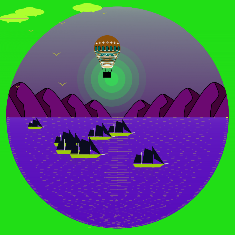 Sunset View #70 static NFT preview