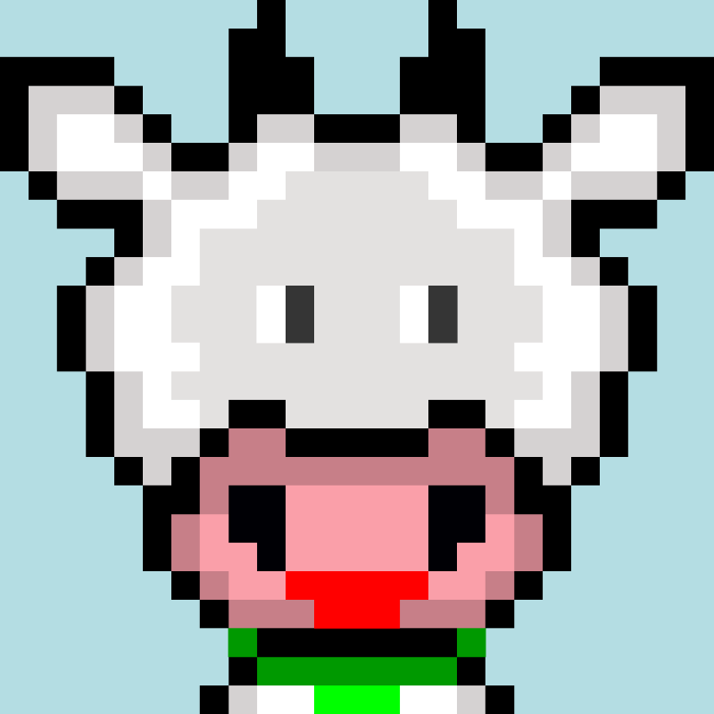 Morixels Cows #54 static NFT preview