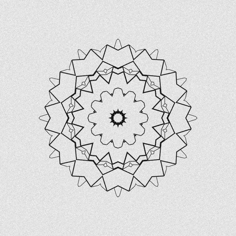 Monochrome Kaleido #478 static token preview