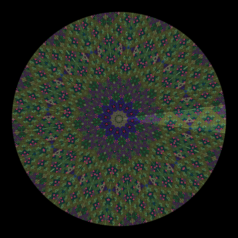 Binary kaleidoscope #99 static NFT preview