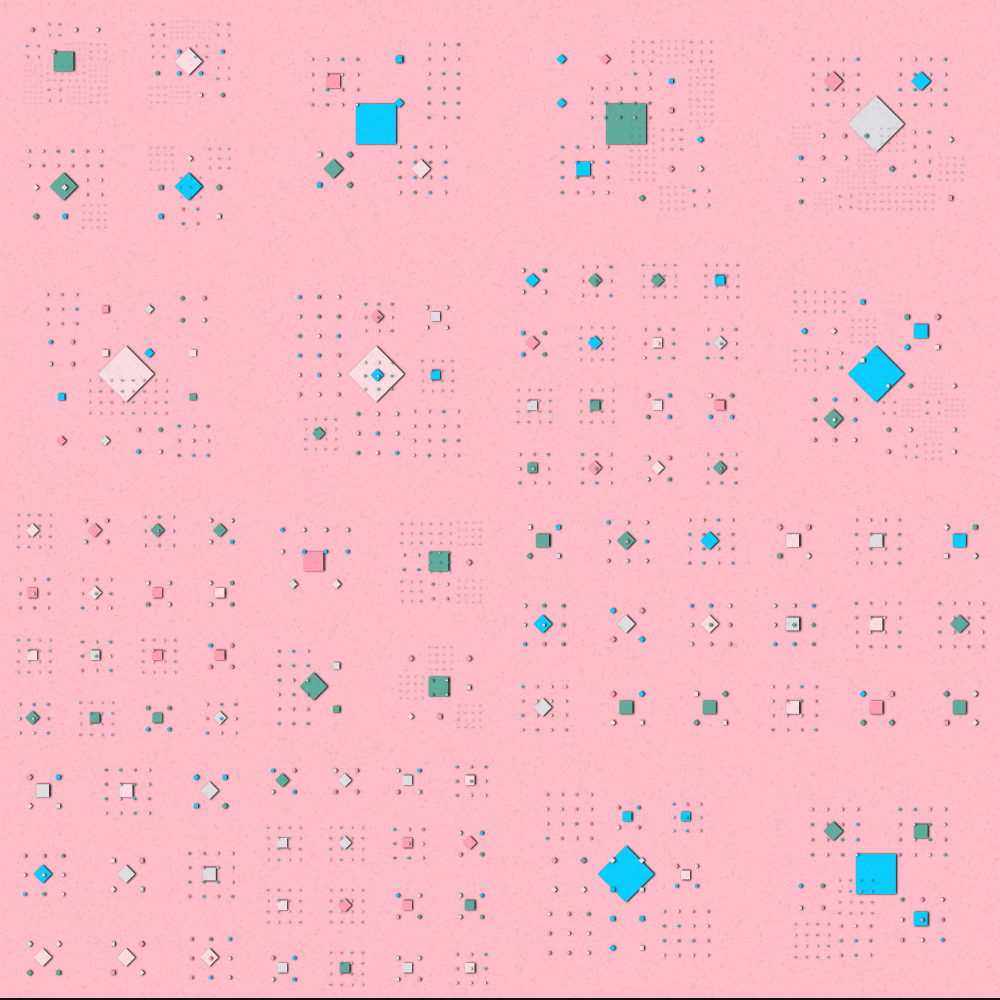 Square pattern v2 #22 static token preview