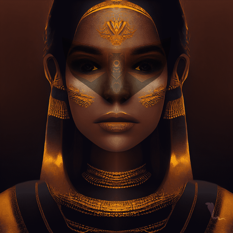 Egyptian woman #14 static token preview