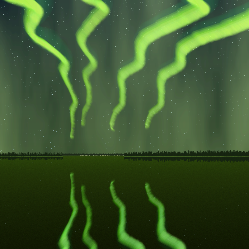 Aurora Borealis #80 static NFT preview