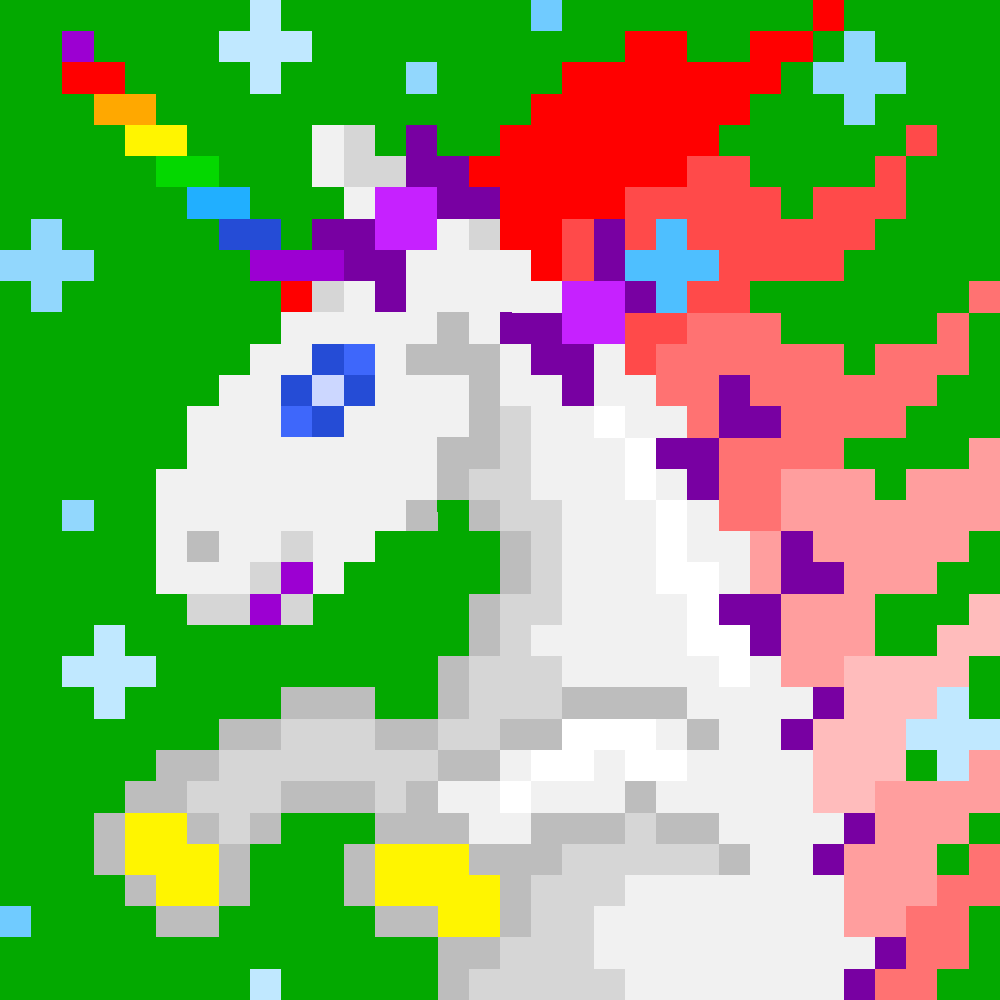 Unicorn #3163 static NFT preview