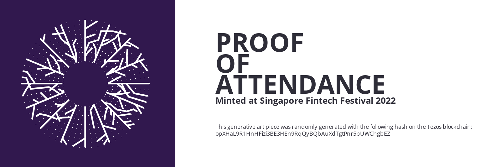 SFF2022 Proof of Attendance Token #1570 static token preview