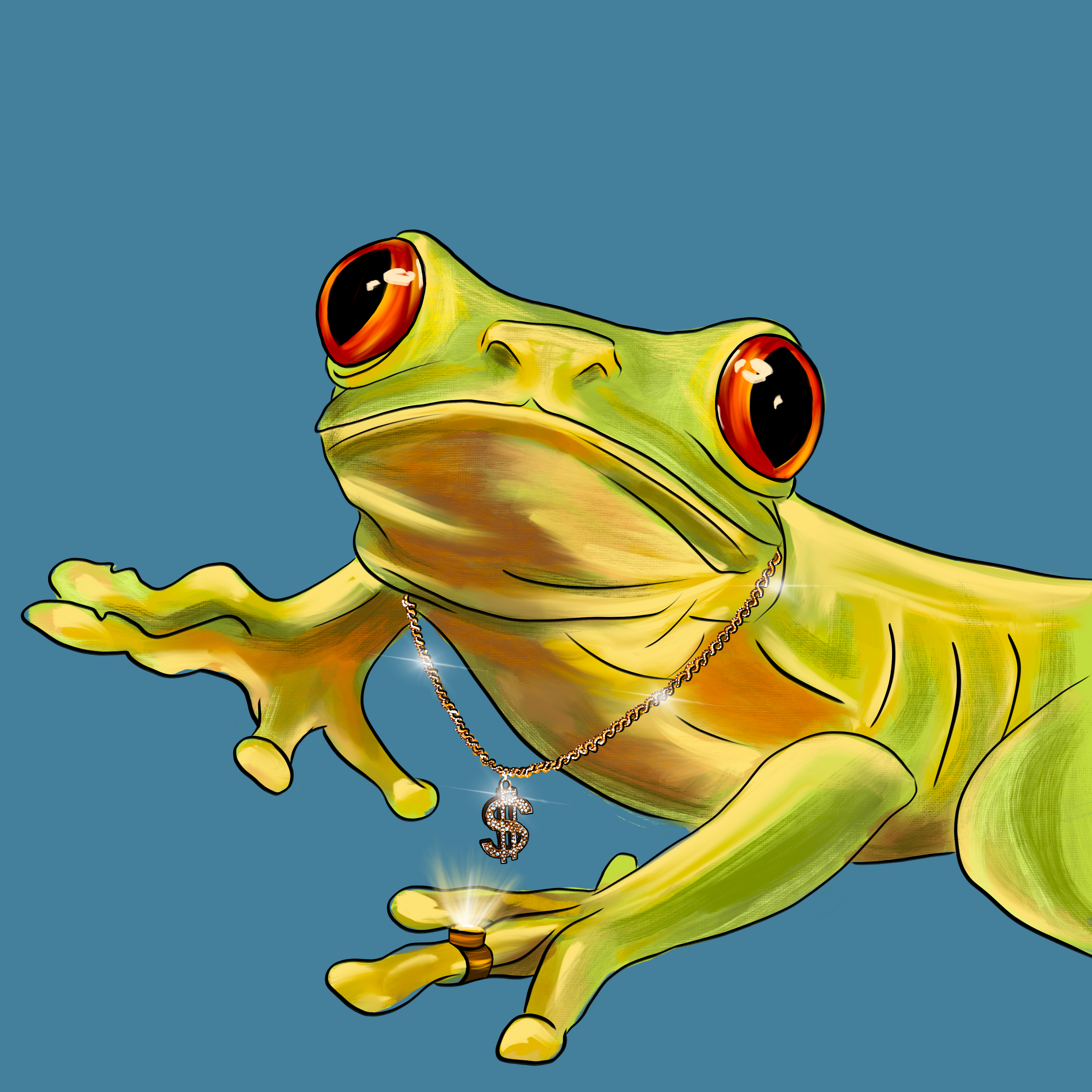 fxFrog #72 static NFT preview