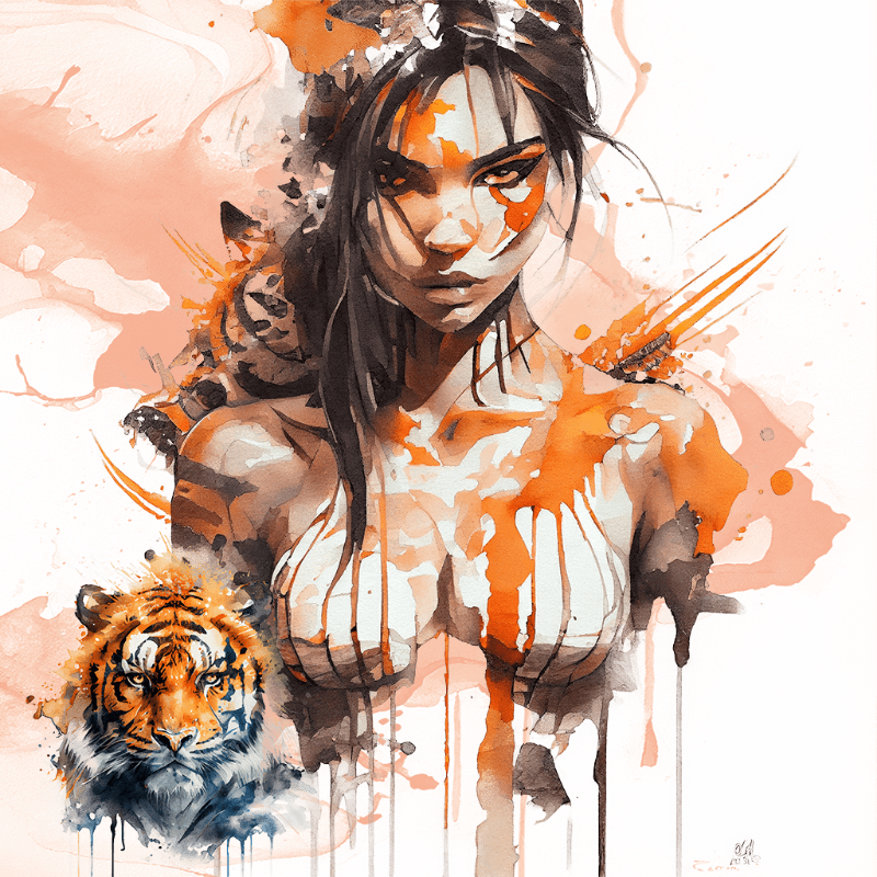 Arce and Tiger #6 static token preview