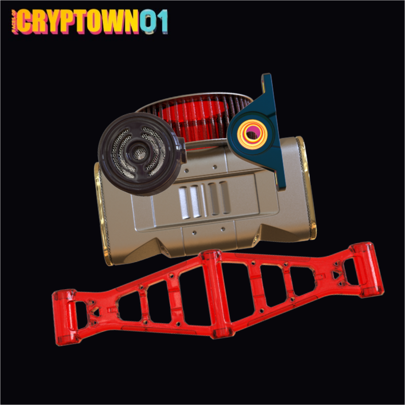 FacesOfCryptown vol.01 #45 static token preview