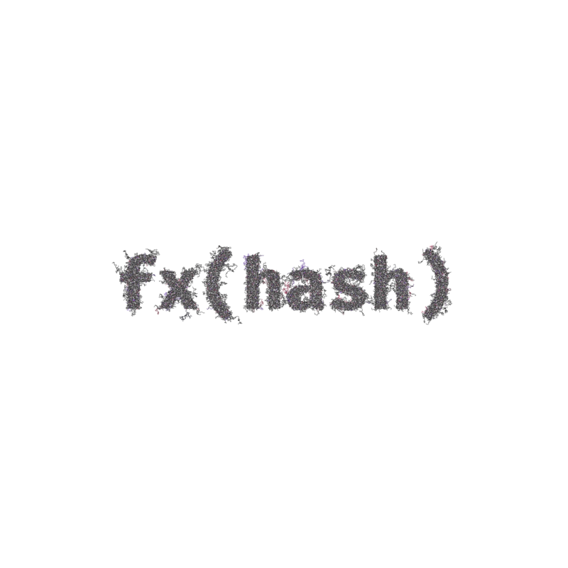 FXHASH Generative Logo #660 static token preview