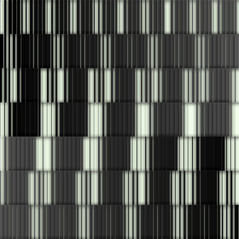Generative Barcode Helmholtz Illusion #8 static NFT preview