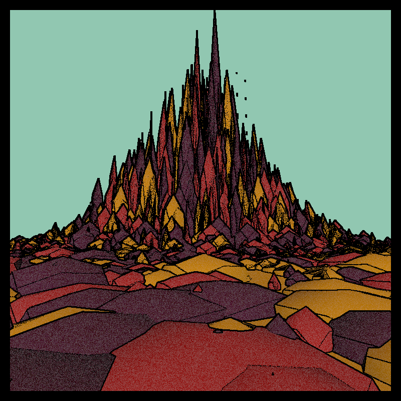 Crystal forest #29 static NFT preview