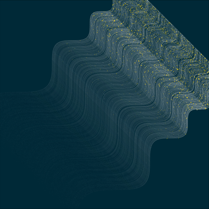 falling water #28 static NFT preview