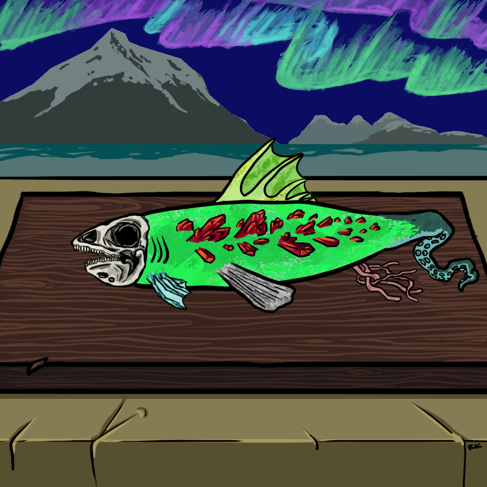 Monstrous Catch #125 static token preview