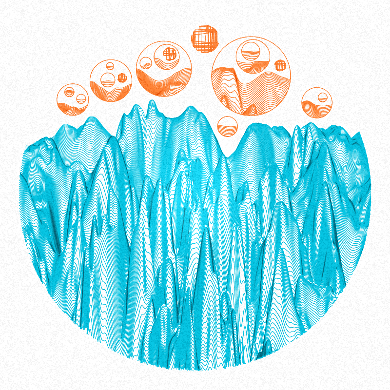 Plottable Mountain Moons #183 static NFT preview