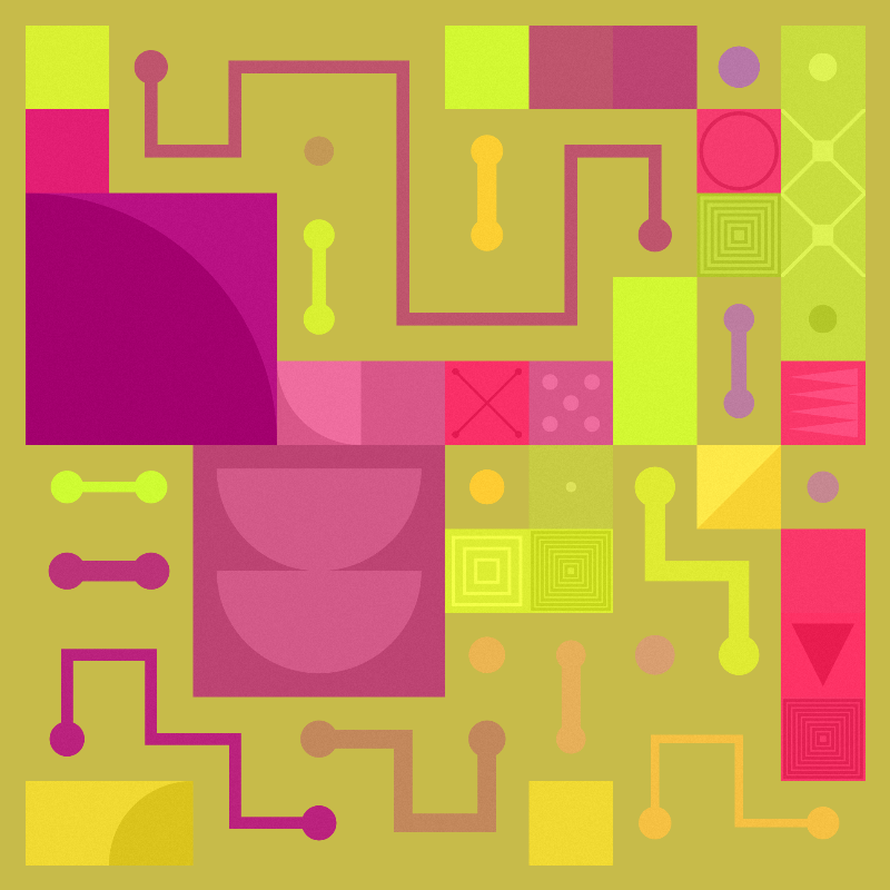 Scattered Pathways #355 static NFT preview