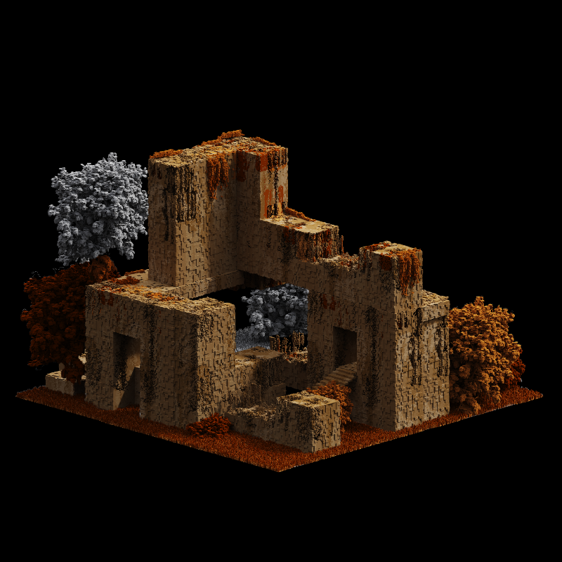 The voxel house #N1 #17 static token preview