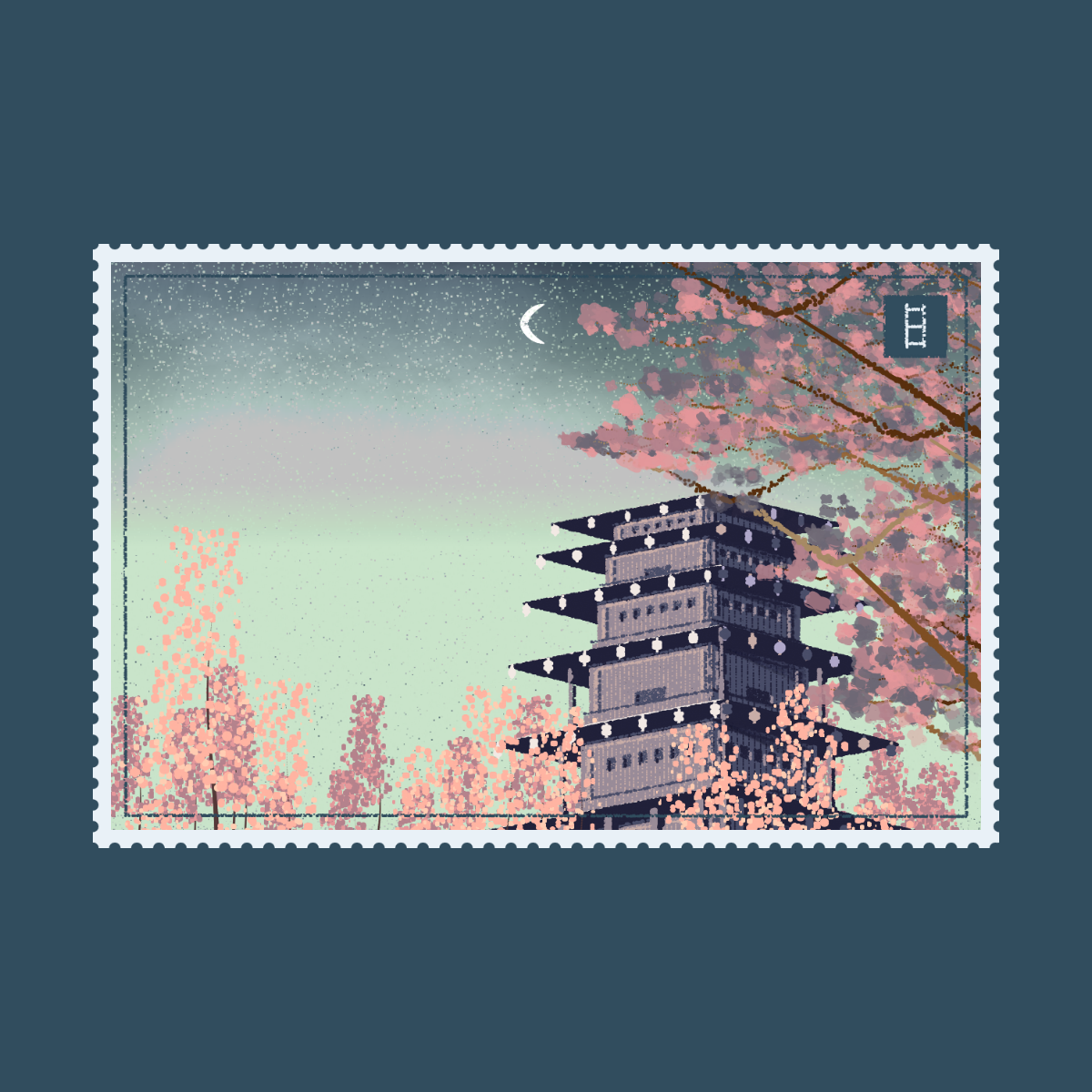 ABANDONED TEMPLE 廃寺 #51 static token preview