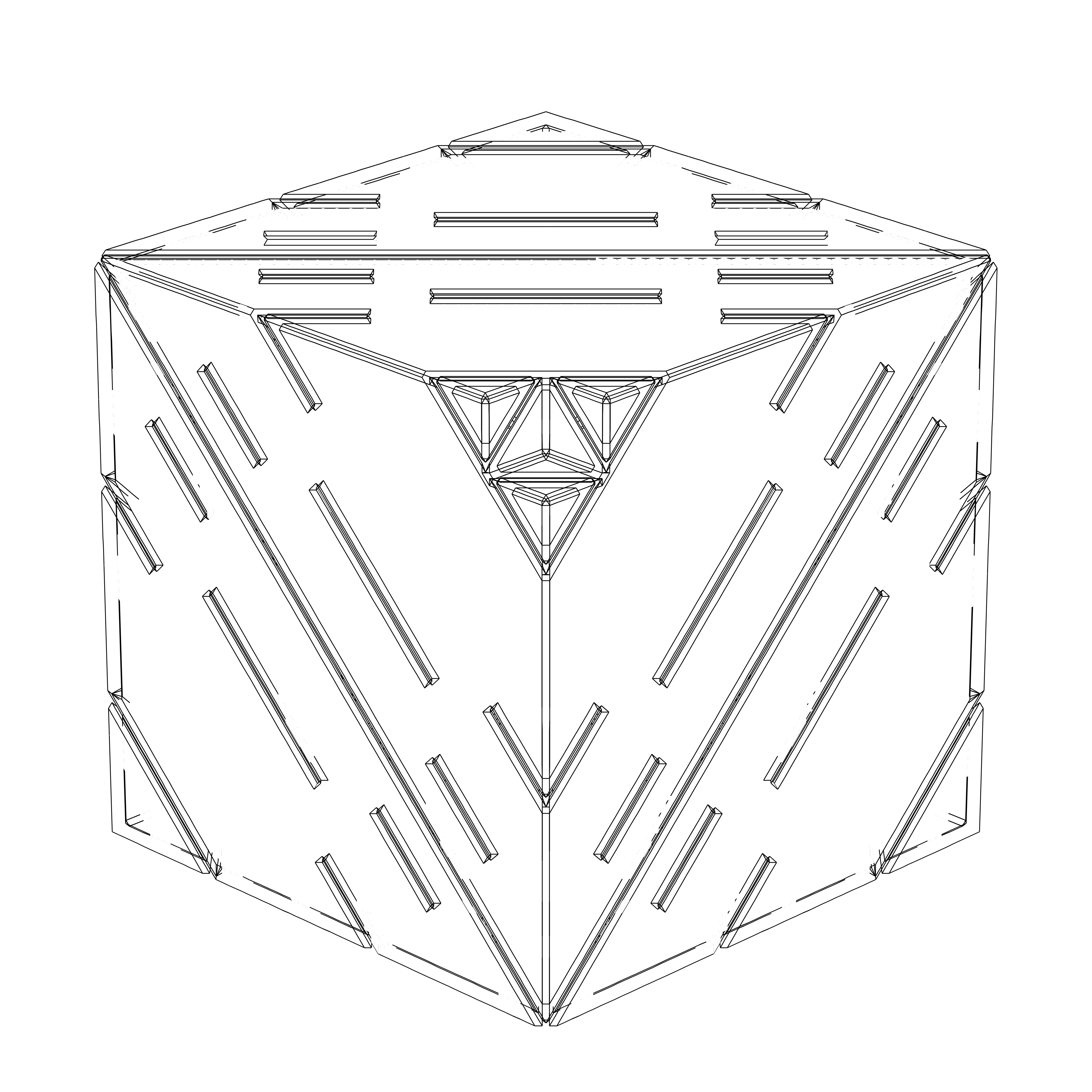 LL21 Alien Art Cube #144 static NFT preview