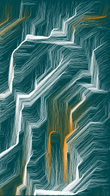 Algoscapes | Rock-face #447 static token preview