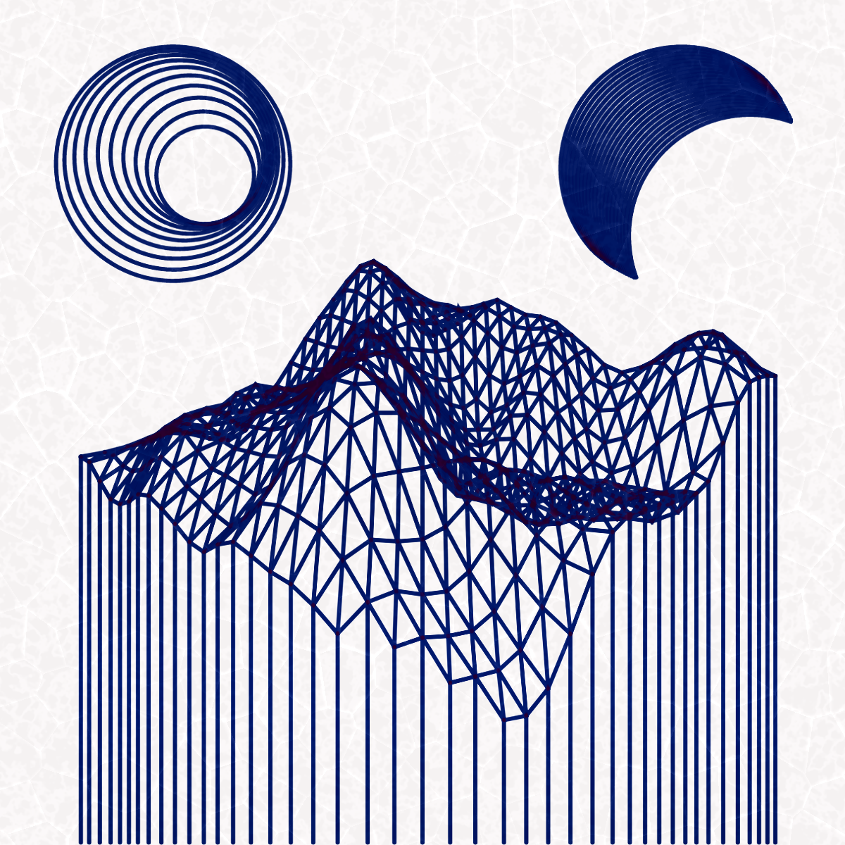 Plottable Wireframe (8 frames) #53 static NFT preview