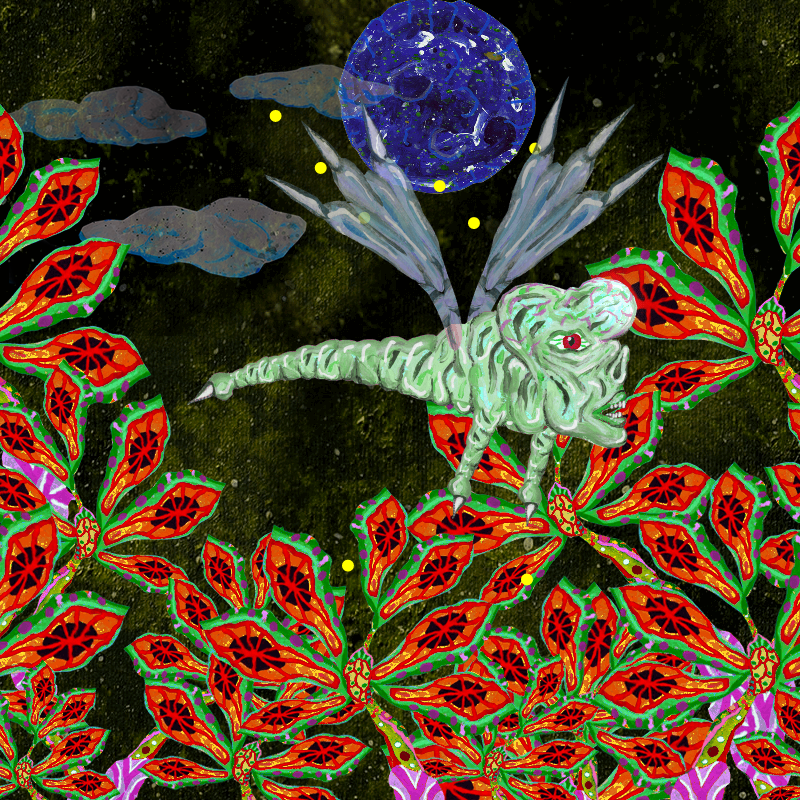 Fireflies and Flower Gardens #191 static token preview