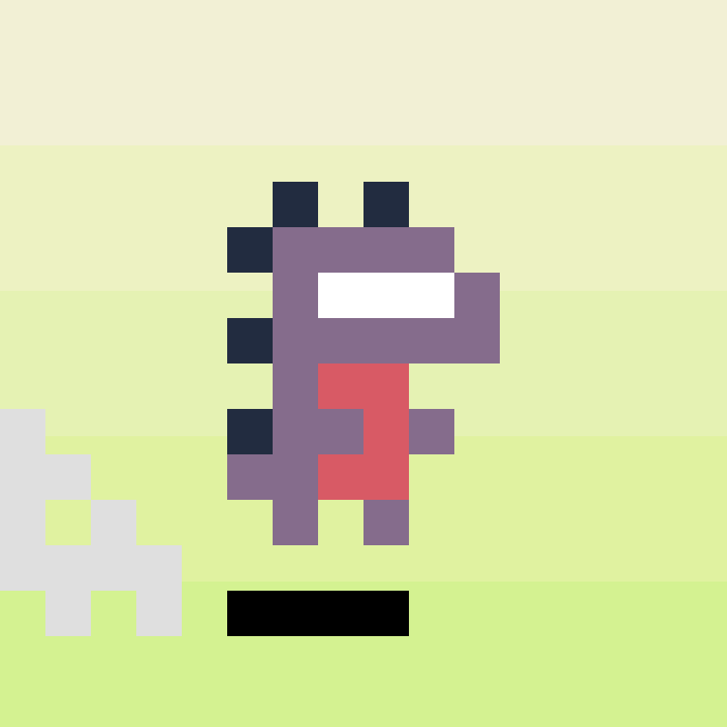 Coded Tiny Dinos #51 static NFT preview