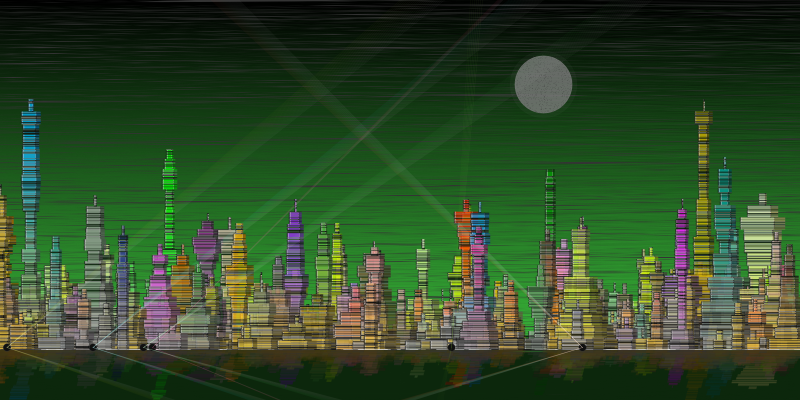 Fictional Cityscapes #119 static token preview