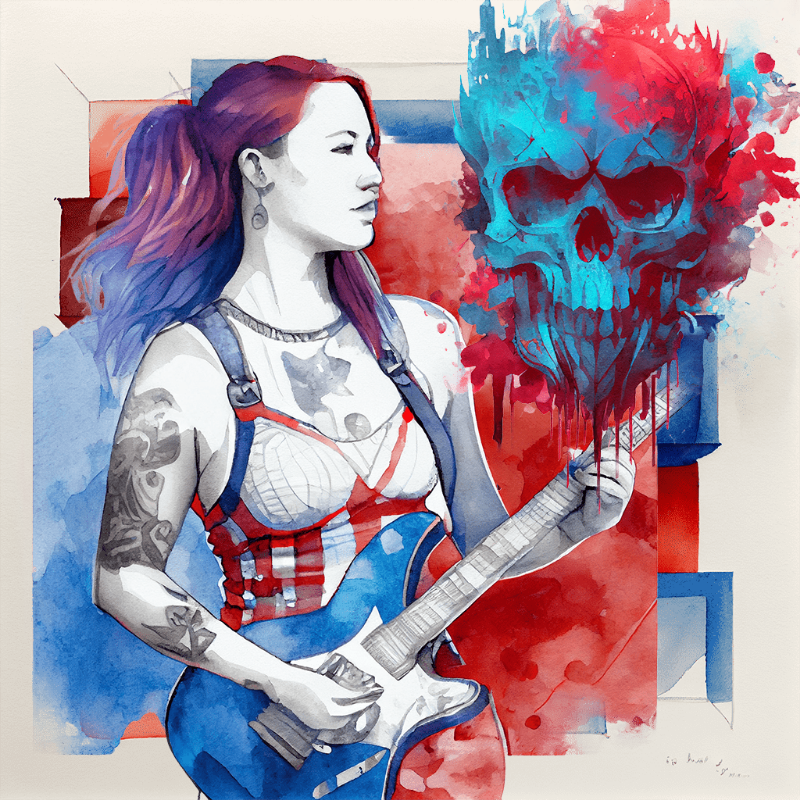Hard Rock Girl 1 #16 static token preview