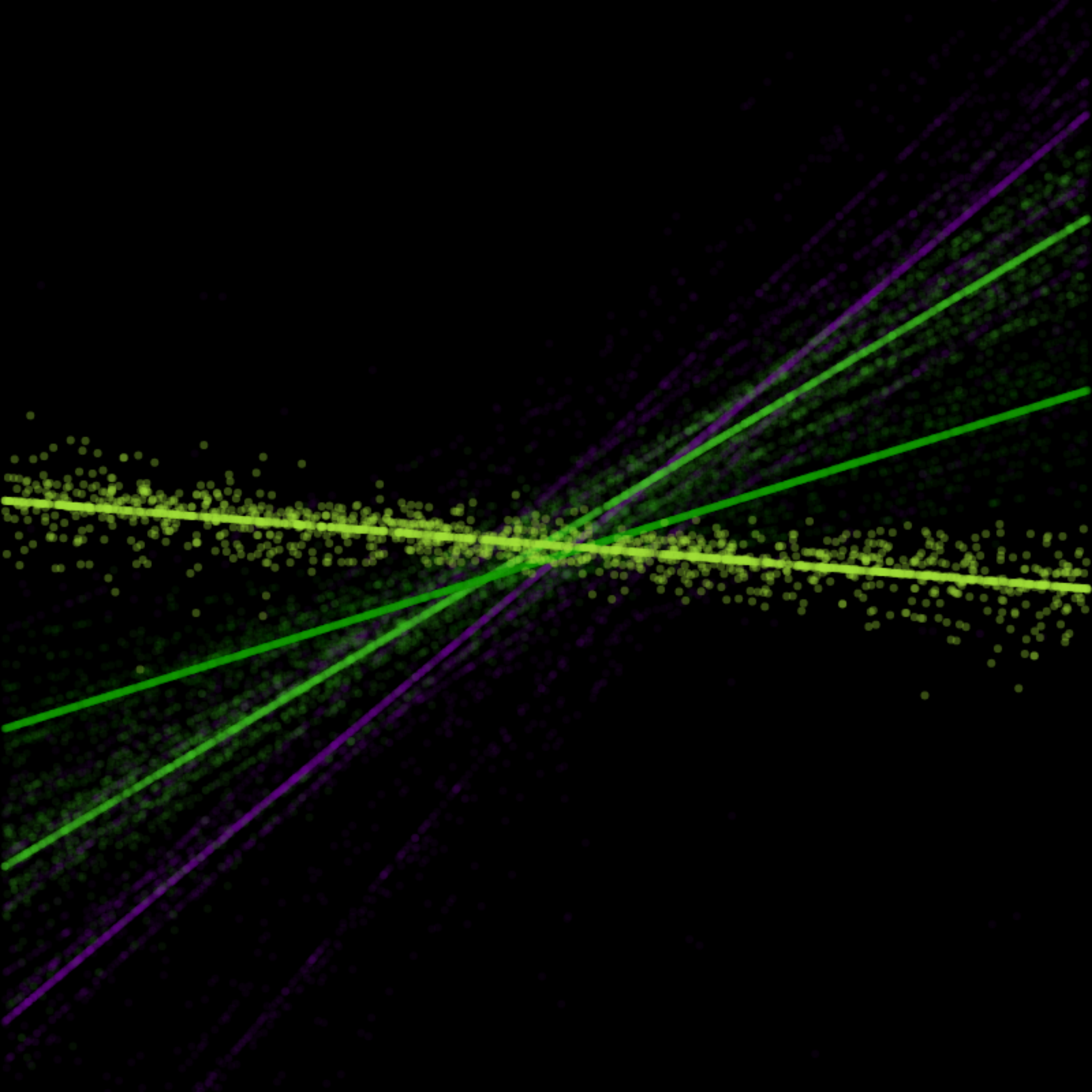 Linear regression points #9 static NFT preview