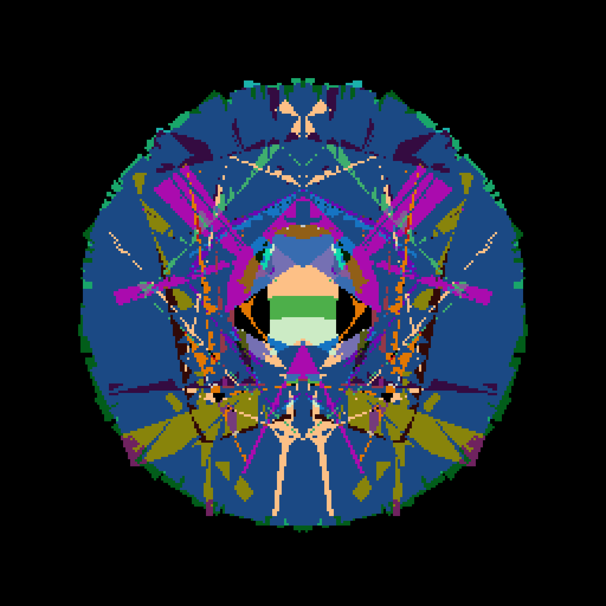 Ideocartography: Planar Slicing Experiment #206 static NFT preview