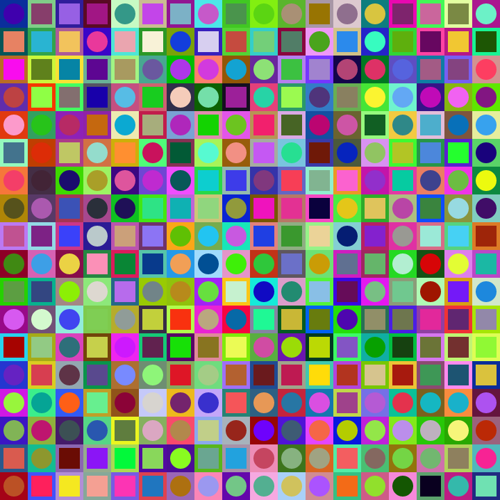 Square Dot Composition #363 static token preview