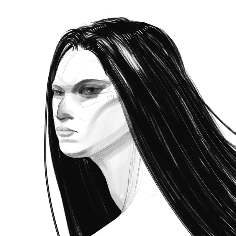 Sketch Woman #44 static NFT preview