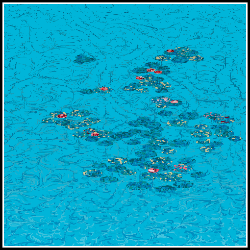 Polluted water lilies #38 static token preview