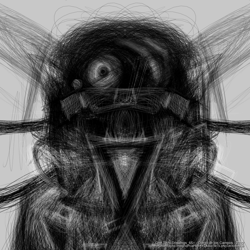 One Tezo Drawings_65+ #8 static token preview