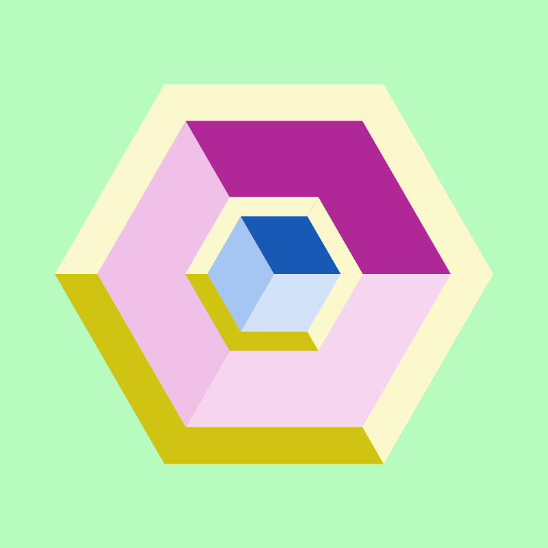 Hexagones - Art for Bots #18 static NFT preview