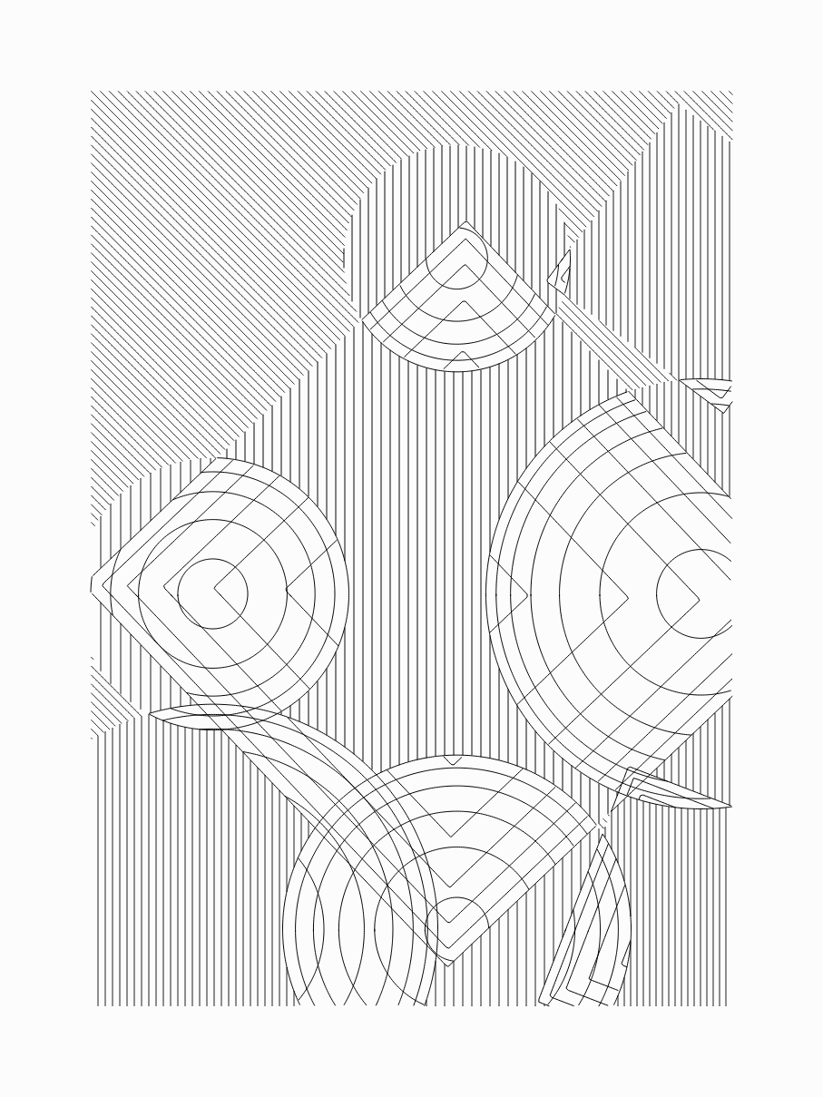 Entangled shapes #31 static NFT preview